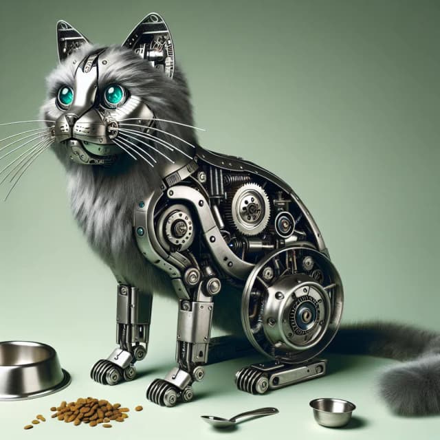 Image of Robo-Buddy: B-10 Robotic Cat