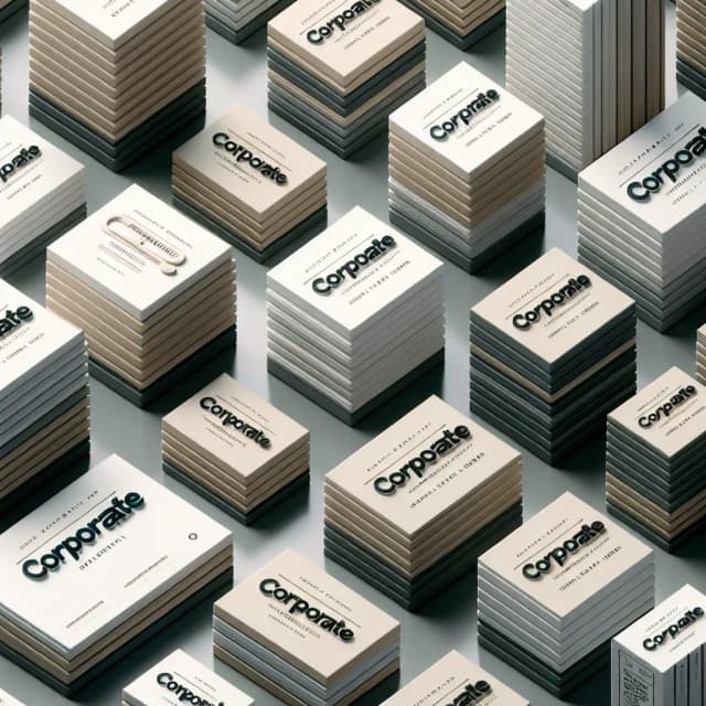 Image of Corporate Isometric Label Pack