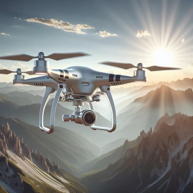 Image of Futuristic X-9 Drone with 4K Camera