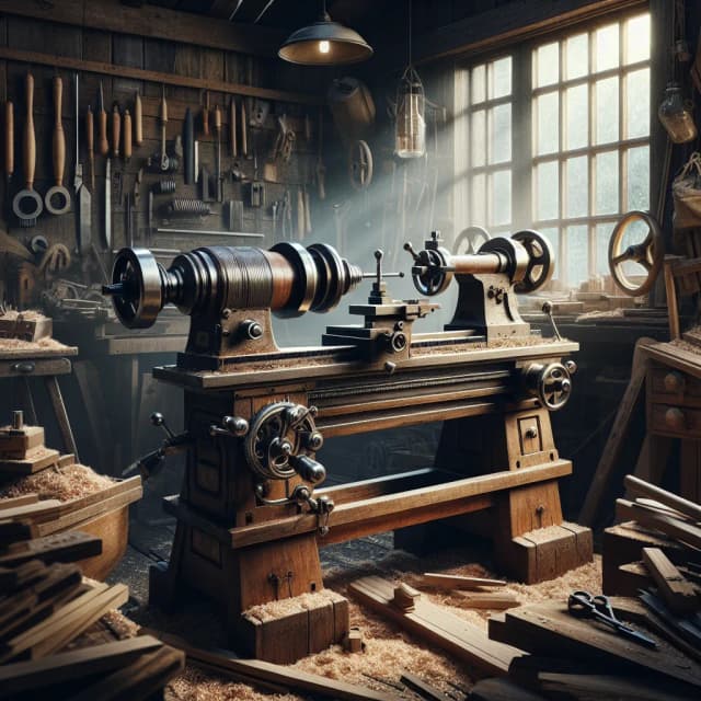 Image of Heirloom Quality Woodworking Lathe