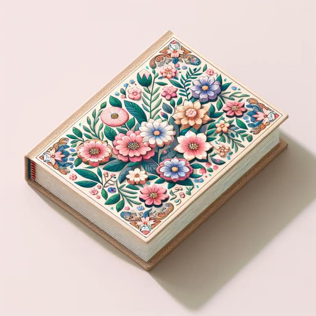 Image of Handmade Floral Journal
