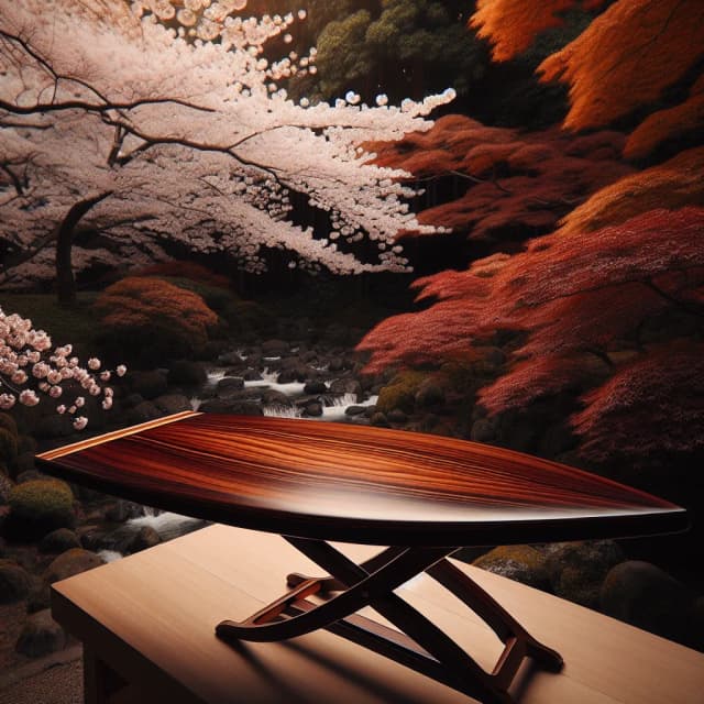 Image of Traditional Japanese Wooden Ironing Board