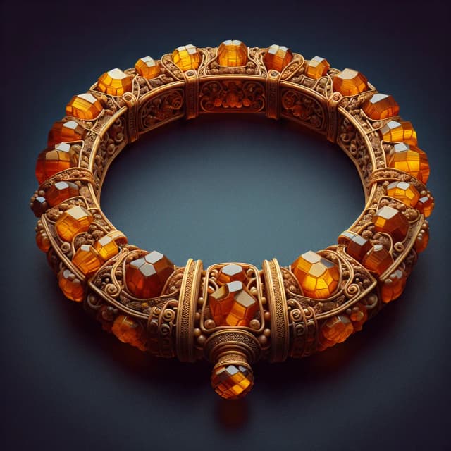 Image of Vintage Amber Bracelet