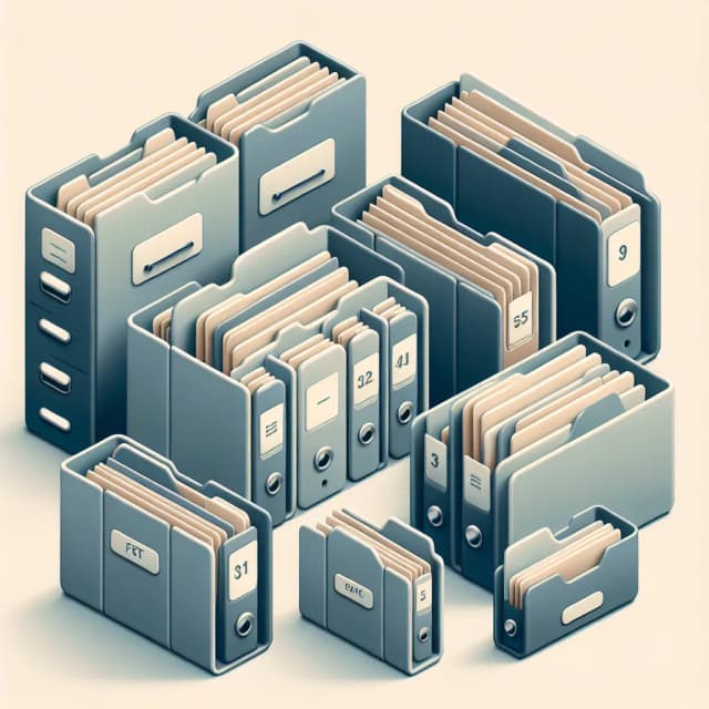 Image of New Isometric File Holder Set